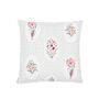 Les Indes Champa Floral Recycled Cotton Cushion Cover, thumbnail 4 of 5