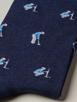 The Caddie's Giftbox – Luxury Golf Themed Socks, 7 of 10