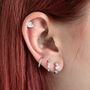 Helium Titanium Daith Hoop, thumbnail 4 of 6