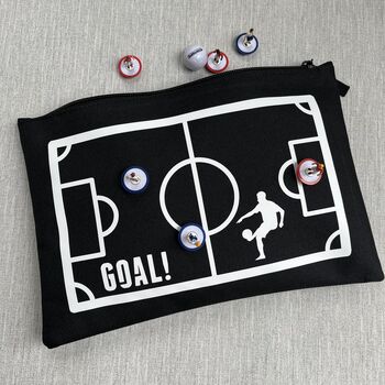 Personalised Football Pitch Travel Play Mat Bag, 5 of 5