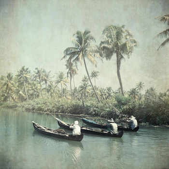 India Backwaters Home Fine Art Print, 2 of 3