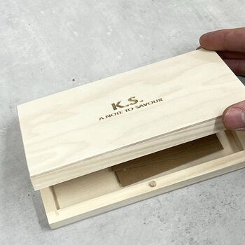 Personalised Wooden Bank Note Box, 2 of 5