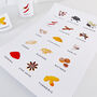 Sheet Of 15 Illustrated Colour Spice Labels, thumbnail 1 of 9