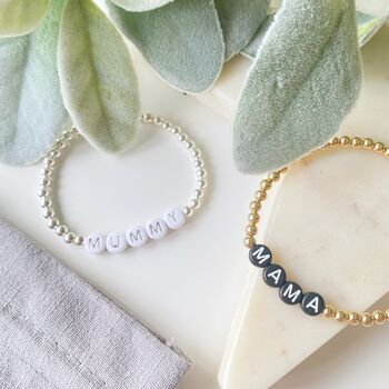 Personalised Word Bracelet In Silver Or Gold Filled, 3 of 4
