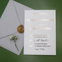 Gold Foil Luxury Wedding Invitation, thumbnail 2 of 8