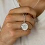 Globe St Christopher Personalised Travel Necklace, thumbnail 2 of 12