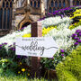 Personalised Wedding Directional Sign, thumbnail 1 of 5