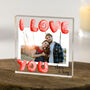 Personalised Love You Photo Acrylic Block, thumbnail 1 of 3