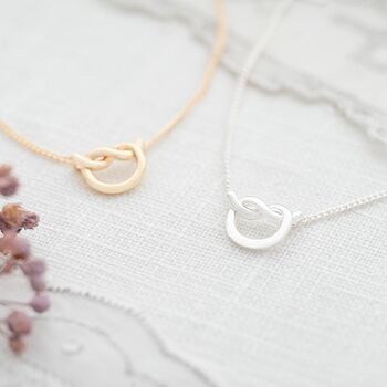 Infinity Knot Personalised Necklace, 2 of 11