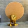 Gold Duck Leg Tabletop Mirror Round Vanity Accent Decor, thumbnail 4 of 8