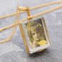 Round Double Sided Gold Plated Silver Locket Necklace, thumbnail 4 of 6