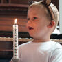 Red Stars Christmas Advent Candle, thumbnail 2 of 4