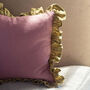 Pink Linen Scatter Cushion, thumbnail 2 of 3