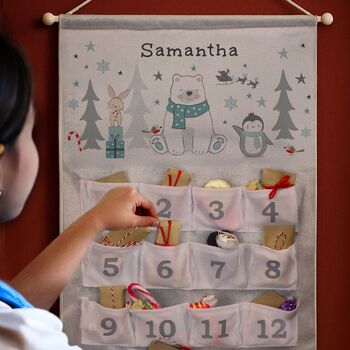 Personalised Polar Bear Advent Calendar, 3 of 3