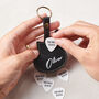 Personalised Guitar Pick Holder Keyring, thumbnail 1 of 5