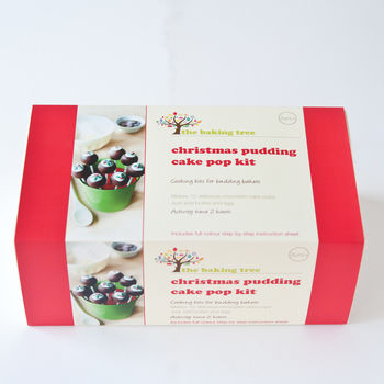 Christmas Pudding Cake Pop Kit, 2 of 4