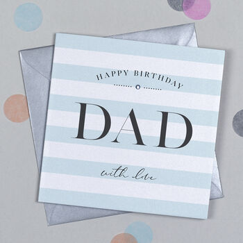 Happy Birthday Dad Card By Michelle Fiedler Design | notonthehighstreet.com