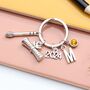 Personalised Art Student 2025 Graduation Keyring Art Graduate Keepsake, thumbnail 1 of 10