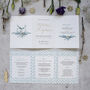 Highland Winter Concertina Wedding Invitations, thumbnail 2 of 9