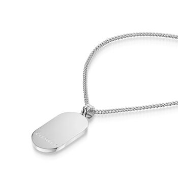 Pill Dog Tag Necklace Stainless Steel, 9 of 10