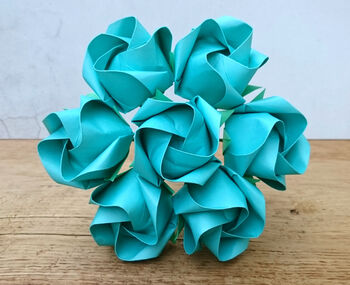 Origami Paper Roses Bouquet, Mother's Day Gift, 4 of 7