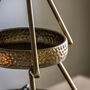 Three Tier Christmas Stand In Antique Gold, thumbnail 4 of 5