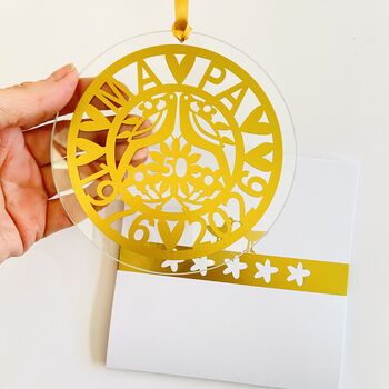 Golden Anniversary Hanging Ornament, 7 of 12
