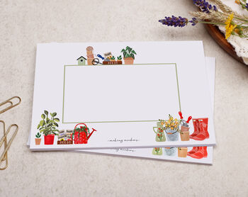 A5 Gardening Letter Writing Paper And Envelopes, 4 of 7