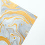 Three Sheets Of Hand Marbled Wrapping Paper, thumbnail 3 of 11