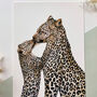 Giclée Fine Art 'Leopard Kiss' Print, thumbnail 5 of 6