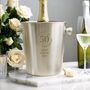 Personalised Date Stainless Steel Ice Bucket, thumbnail 1 of 6