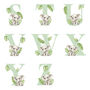 Personalised Animal Alphabet Grey Baby Teddy Bear, thumbnail 8 of 10