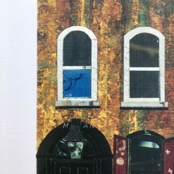 'Spitalfields, London' Recycled Paper Collage Print, 4 of 5