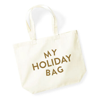 Personalised Holiday Destination Beach Bag, 4 of 5