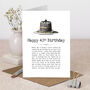 40th Birthday Cake Card, thumbnail 1 of 5