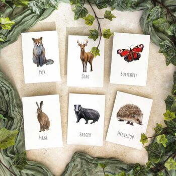 Forest Animals Table Name Cards, 2 of 4