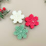 Festive Snowflake Candle Christmas Gift, thumbnail 2 of 10