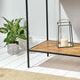 Industrial Console Table With Wood And Metal, thumbnail 5 of 7