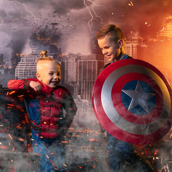 Epic Superhero Photoshoot For Families, Kids And Adults, 2 of 9