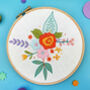 Floral Bloom Embroidery Kit, thumbnail 5 of 8