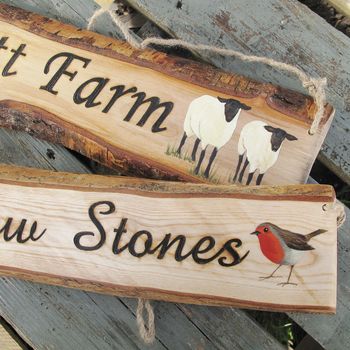 Personalised Woodland Wood Signs, 5 of 6