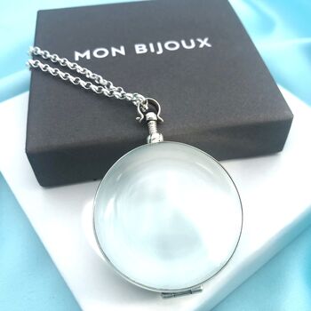 Personalised Round Fillable Locket For Gemstones, 9 of 12