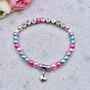 Personalised Heart Charm Bracelet Star Of The Week Bracelet, thumbnail 8 of 10
