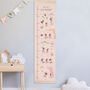 Personalised Ballet Height Chart, thumbnail 1 of 7