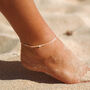 Cinta Pearl Beaded Surf Anklet Giada Collection, thumbnail 6 of 6