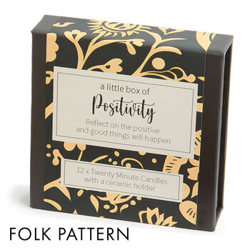 A Little Box Of Positivity Mini Candle Gift Set, 5 of 12