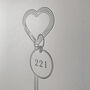 Personalised Home Letterpress Key Poster Grey, thumbnail 2 of 3