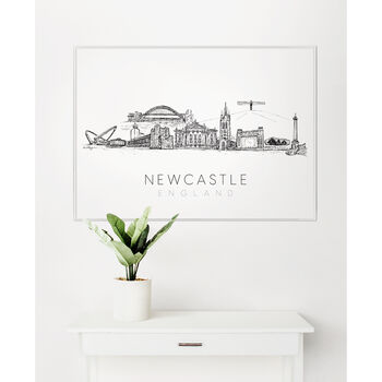 Newcastle Cityscape Fine Art Skyline, 3 of 11