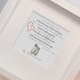 'Love Is Patient…' Framed Christian Pebble Art, thumbnail 2 of 3