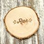 Wood Slice Coasters Wedding Place Setting Sets Of 20+, thumbnail 4 of 7